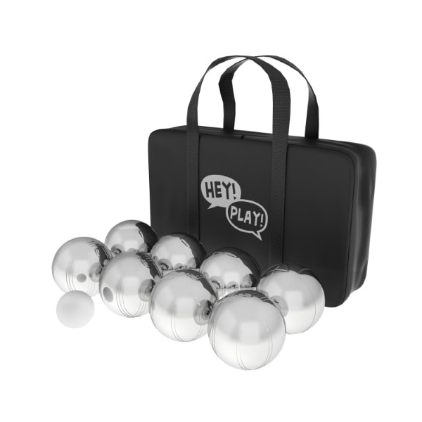 Toy Time Petanque/Boules Set for Bocce with 8 Steel Tossing Balls, Cochonnet, and Case, Outdoor , Adults/Kids 845572MKT - main